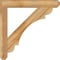 Ekena Millwork Olympic Craftsman Rough Sawn Bracket w/ Offset Brace, Western Red Cedar, 6"W x 34"D x 34"H BKT0604X34X34OLY04RWR - alternate 3